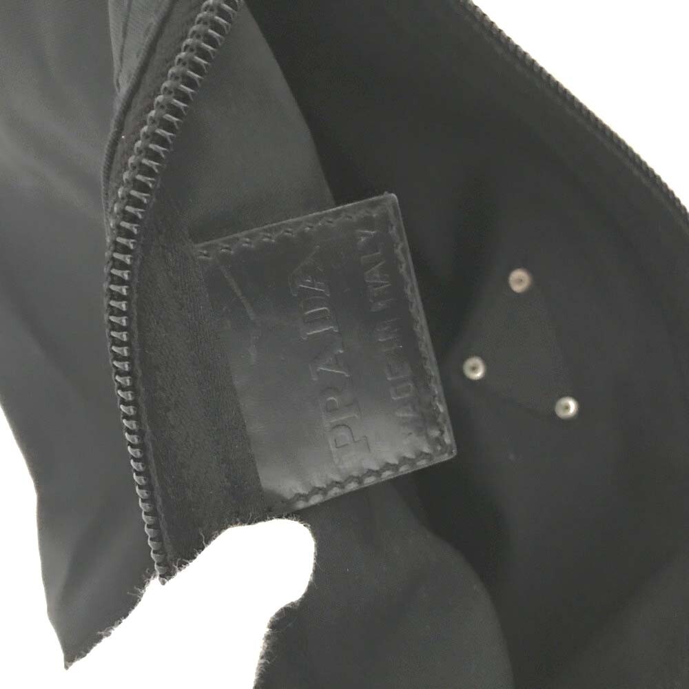 Prada Logo Plate Nylon Cosmetic Pouch #192739P86 - Picture 8 of 8